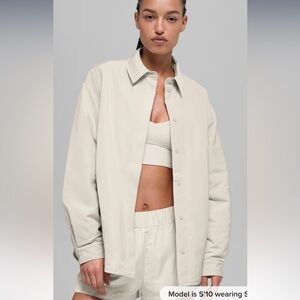 Alo NWT Socialite Shacket- Bone